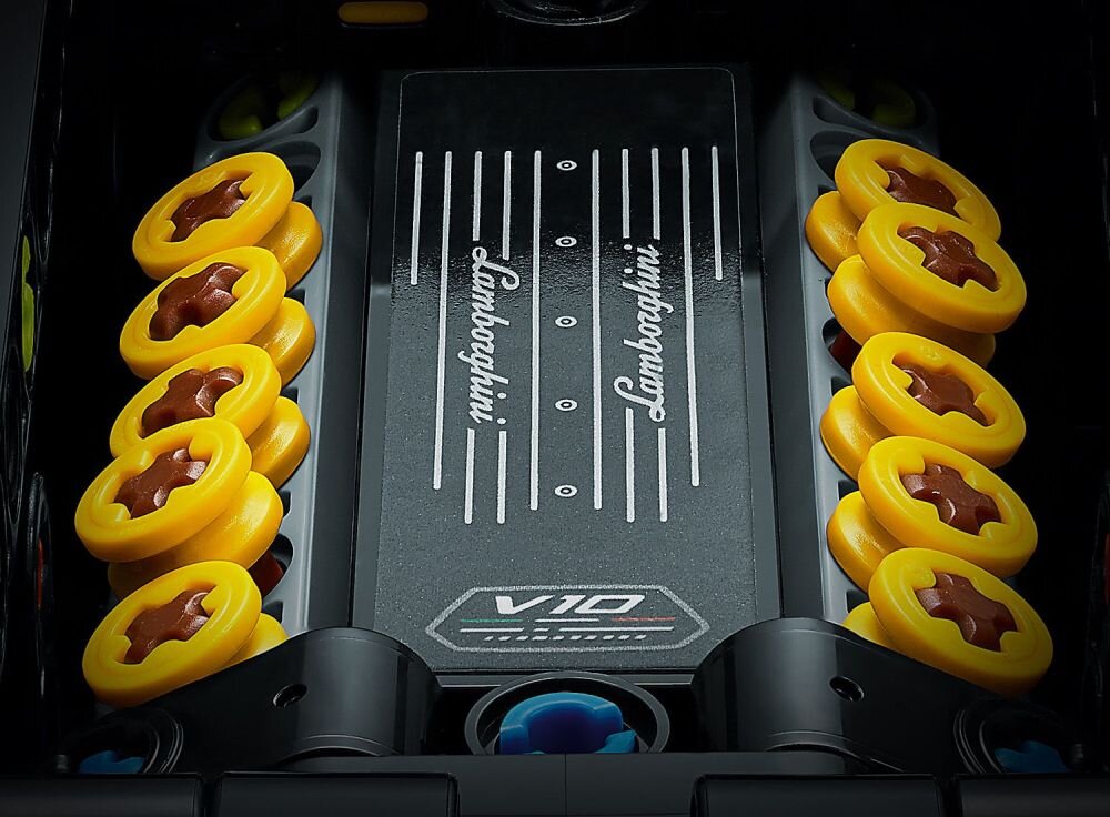 LEGO Technic Lamborghini Huracán Tecnica 42161 klocki elementy zabawa łączenie figurki akcesoria figurka zestaw