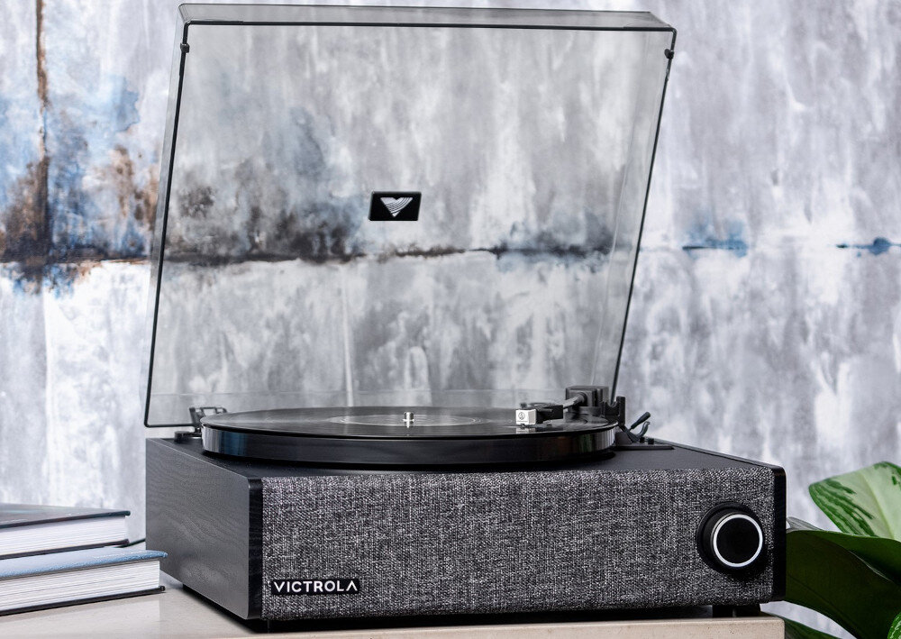 Gramofon VICTROLA VTA-78 - Czysty i dynamiczny dźwięk, gramofon stojący na stoliku
