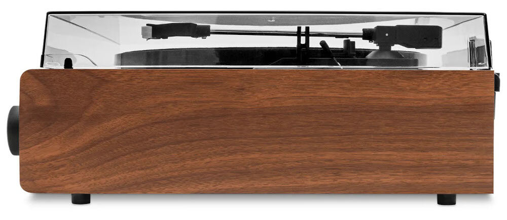 Gramofon VICTROLA VTA-78 - Design pasujący wszędzie, gramofon na białym tle z boku