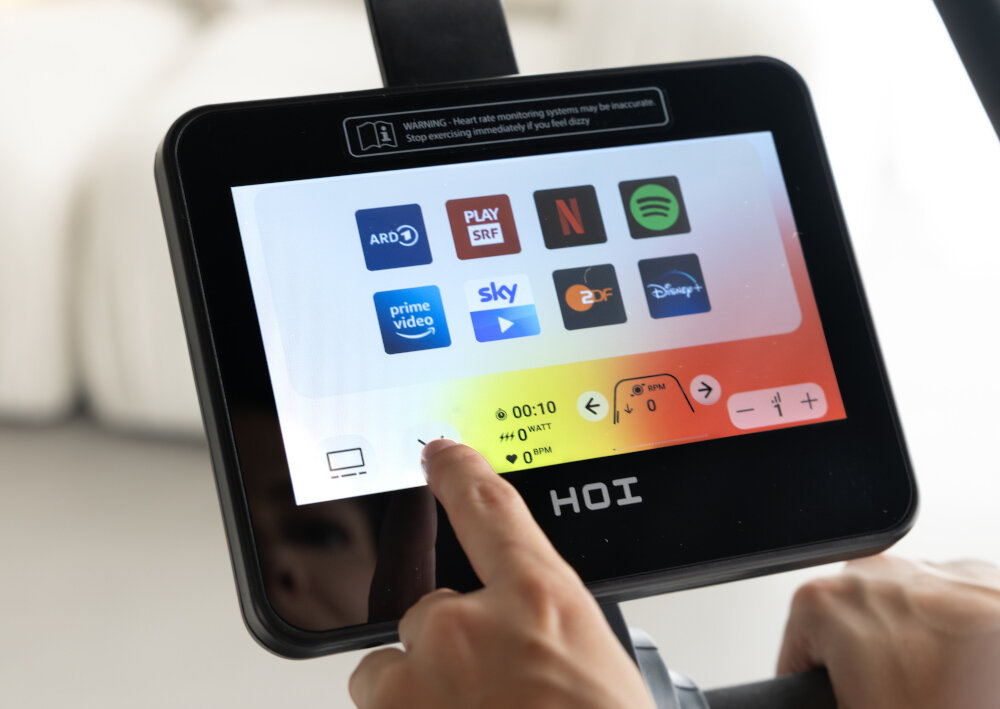 Rower indukcyjny KETTLER Hoi Tour+ Szary Zaprojektowany z dbaloscia o najmniejszy szczegol 20 stopni regulacji opory sterowany za pomoca komputera