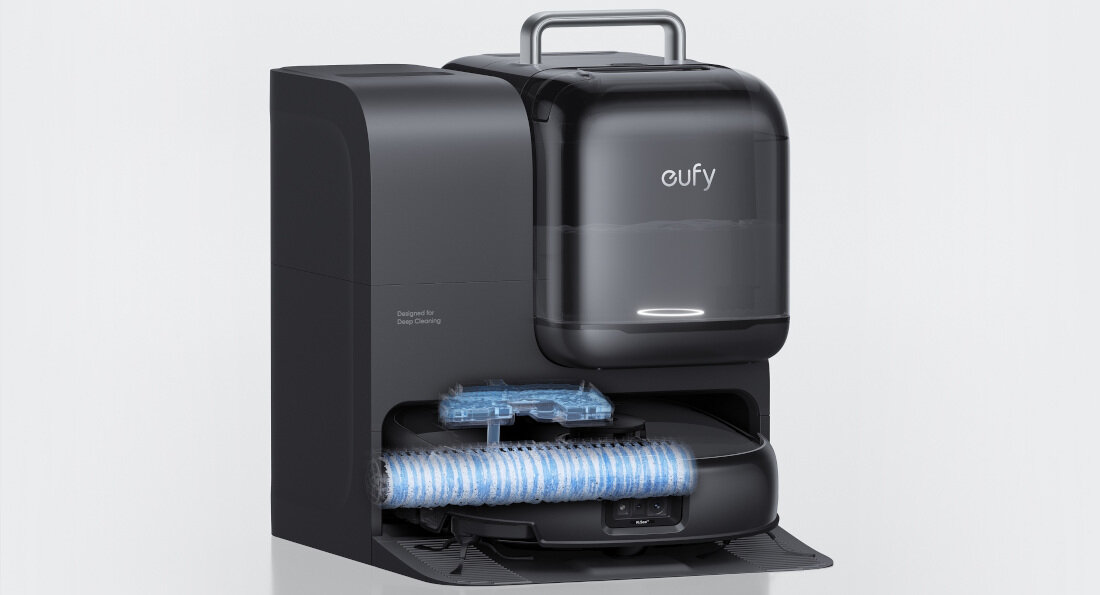 Robot sprzątający EUFY Omni E28 Automatyczna pielęgnacja mopa Stacja automatycznie czyści i suszy mop zakres