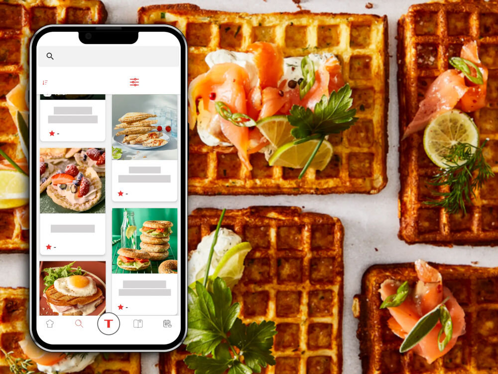 Opiekacz TEFAL Snack Collection SW862BF0 telefon z aktywną aplikacją MyTefal android ios aplikacja książka kucharska przepisy