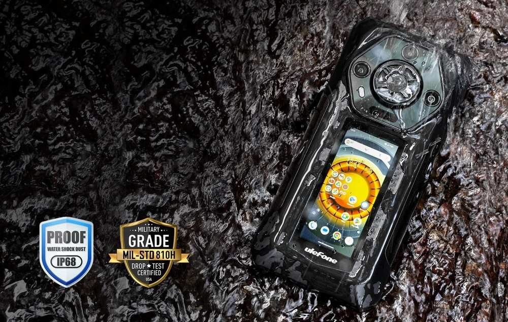 Smartfon ULEFONE Armor 30 Pro odporność MIL-STD-810H IP68 IP69K pył woda
