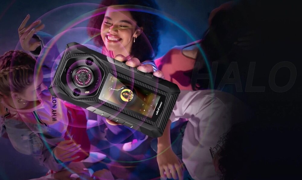 ULEFONE Armor 30 Pro podświetlenie głośnika LED do muzyki