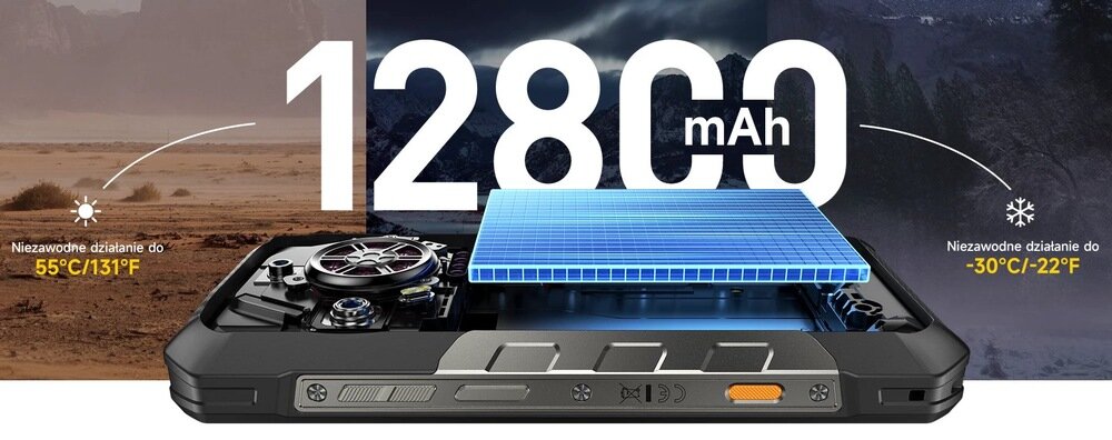 Smartfon ULEFONE Armor 30 Pro bateria 12800mAh czas pracy 52h muzyki