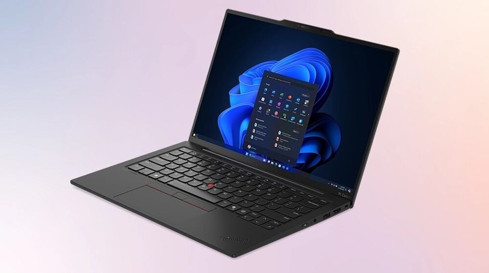 Dysk SSD w laptopie Lenovo ThinkPad przedstawiono jako szybkie rozwiązanie do pracy zdalnej i biurowej. - Dysk SSD NVMe PCIe Gen 5