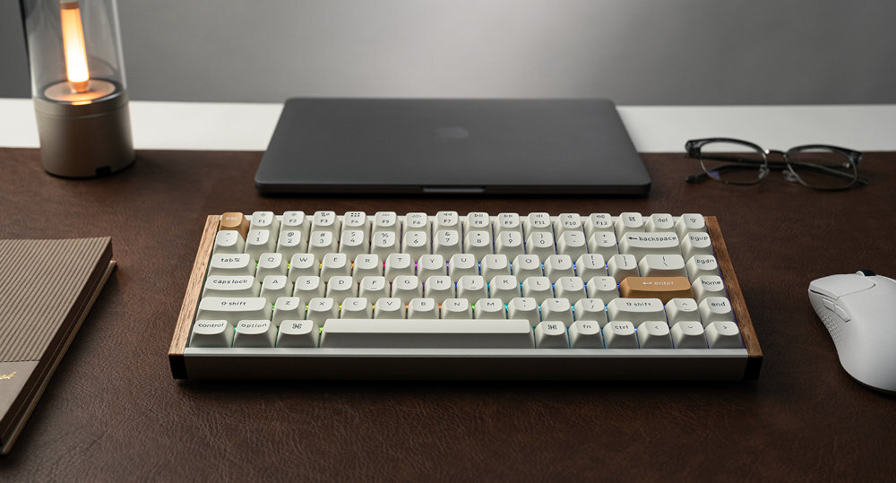 Keychron K2 HE stabilność odporność 316,4 x 126,7 x 30,2 mm 965 g