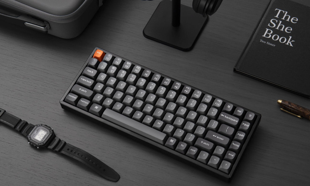 KEYCHRON K2 Max klawiatura mechaniczna QMK/VIA, trzem trybom łączności aluminiowej obudowie