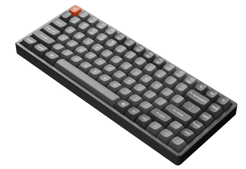 KEYCHRON K2 Max trzy tryby komunikacji 2,4 GHz odświeżaniem 1000 Hz odbiornik USB-A Bluetooth urządzeniami mobilnymi