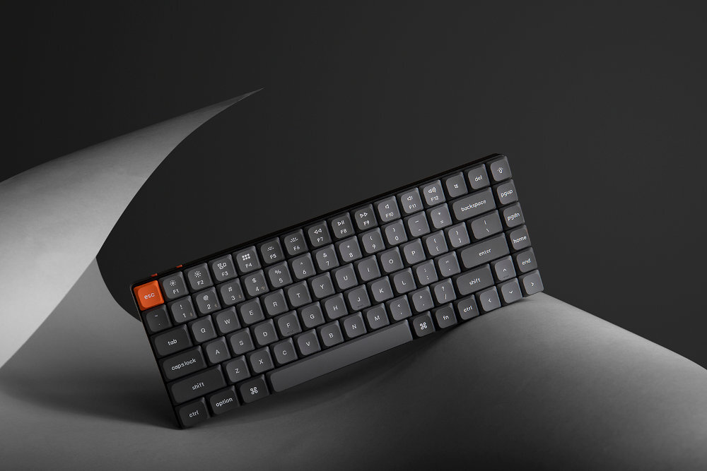 KEYCHRON K3 Max bezprzewodowa klawiatura mechaniczna trzech trybów połączenia biurowej codziennym użytkowaniu niskoprofilowe przełączniki