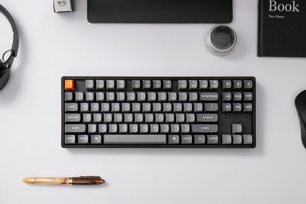 Keychron K8 Max układ 80% 87 klawiszami TKL (Tenkeyless) brak bloku numerycznego