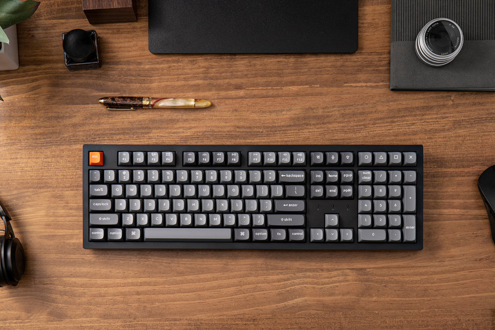 KEYCHRON K10 Max pełnowymiarowy układ z 108 klawiszami blok numeryczny (numpad) arkuszami kalkulacyjnymi, programowania czy gier