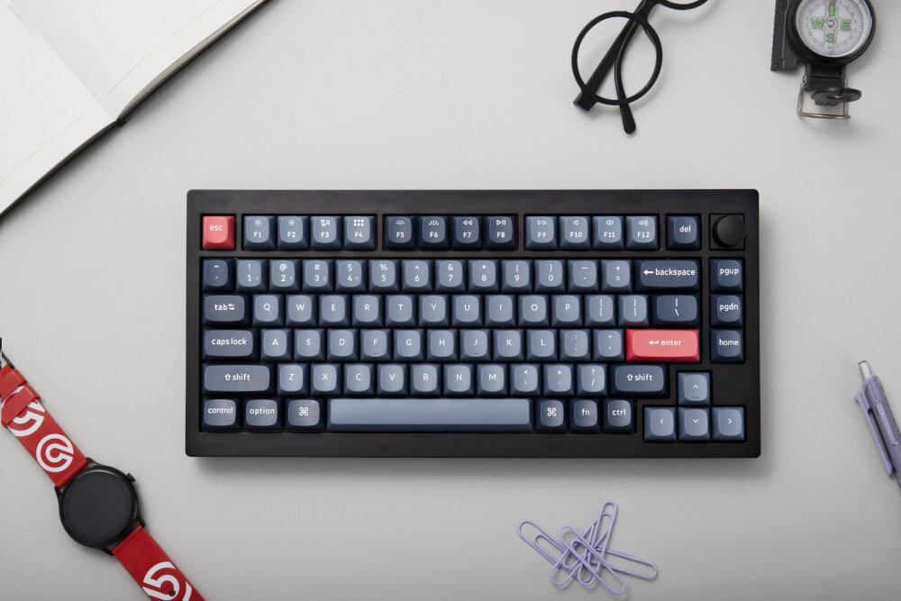 KEYCHRON V1M klawiatura mechaniczna możliwościami personalizacji dedykowanemu oprogramowaniu konfiguracją i wyglądem urządzenia