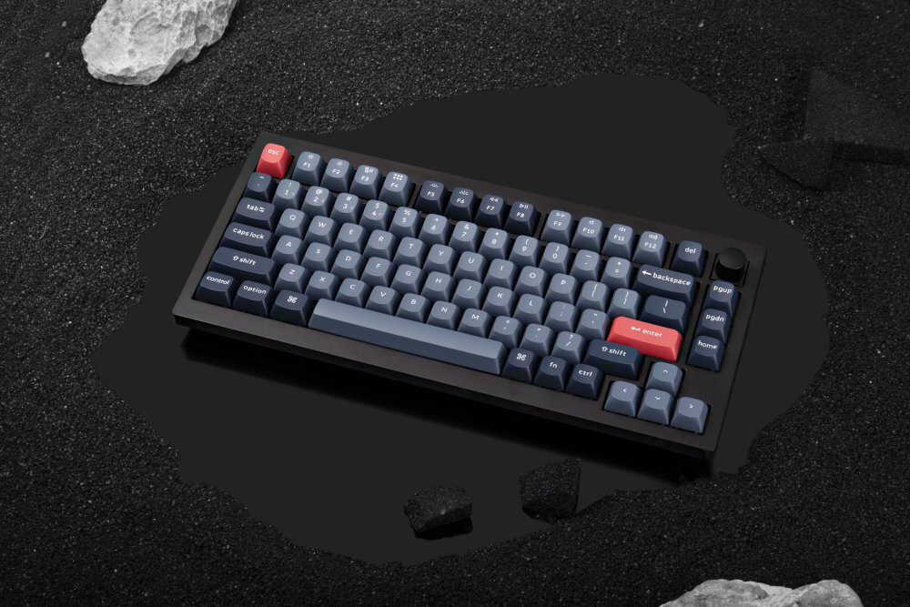 KEYCHRON V1M układ 75 81 klawiszami TKL (Tenkeyless) brak bloku numerycznego