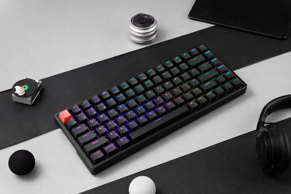 Keychron K2 Version 3 otwarte oprogramowanie QMK konfiguracja klawiatury Keychron Launcher przeglądarce zmieniać funkcje klawiszy, ustawiać makra modyfikować efekty RGB