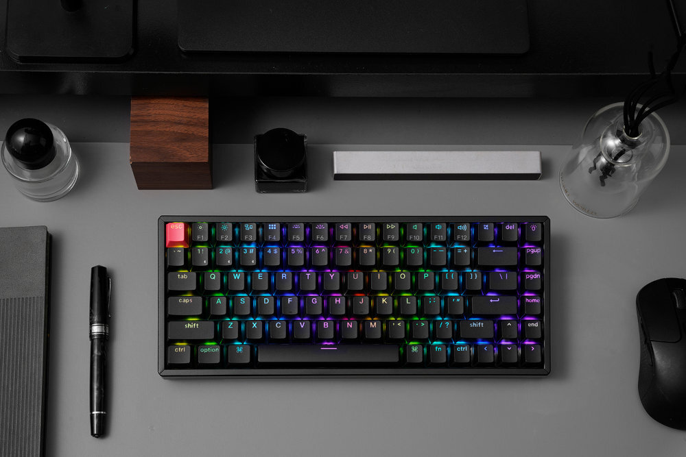 Keychron K2 Version 3 układ 75% 84 klawiszami TKL (Tenkeyless) brak bloku numerycznego