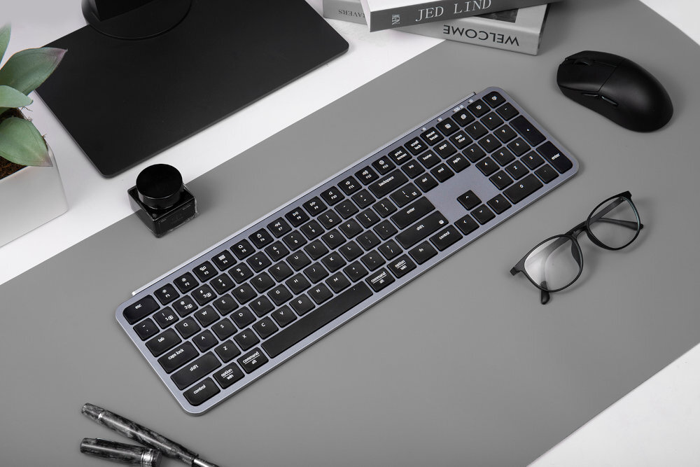 Keychron B6 Pro pełnowymiarowy układ z 108 klawiszami blok numeryczny (numpad) arkuszami kalkulacyjnymi, programowania czy gier