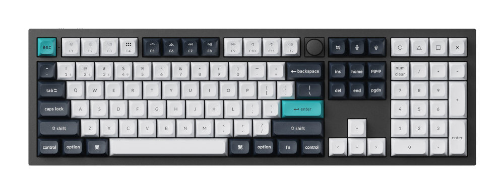 KEYCHRON Q6 MAX Bluetooth 5.2 trzema urządzeniami laptopem, smartfonem i tabletem złącze USB-C połączenie przewodowe macOS, Windows i Linux keycapy Mac i Windows dedykowane keycapy macOS, Windows i Linux fizyczny przełącznik trybu systemowego
