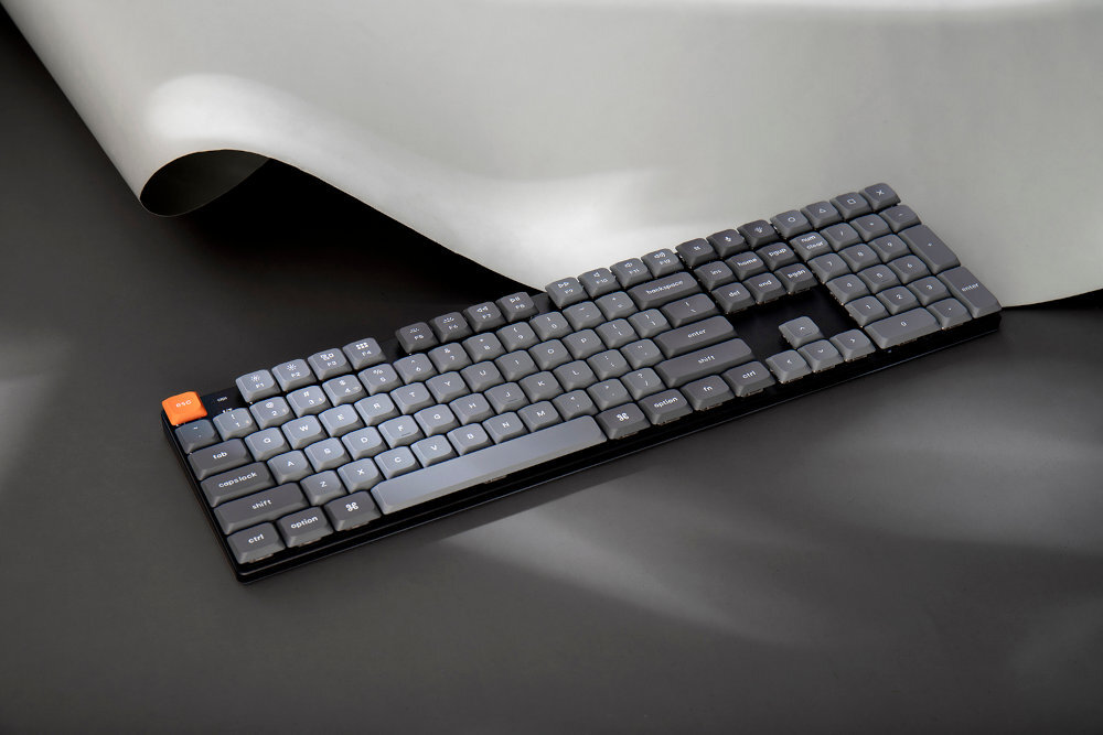 KEYCHRON K3 Max bezprzewodowa klawiatura mechaniczna trzech trybów połączenia biurowej codziennym użytkowaniu niskoprofilowe przełączniki