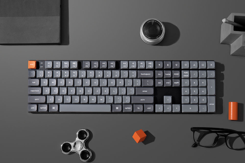 KEYCHRON K3 Max Solidna konstrukcja odporność 424 x 119 x 22 mm