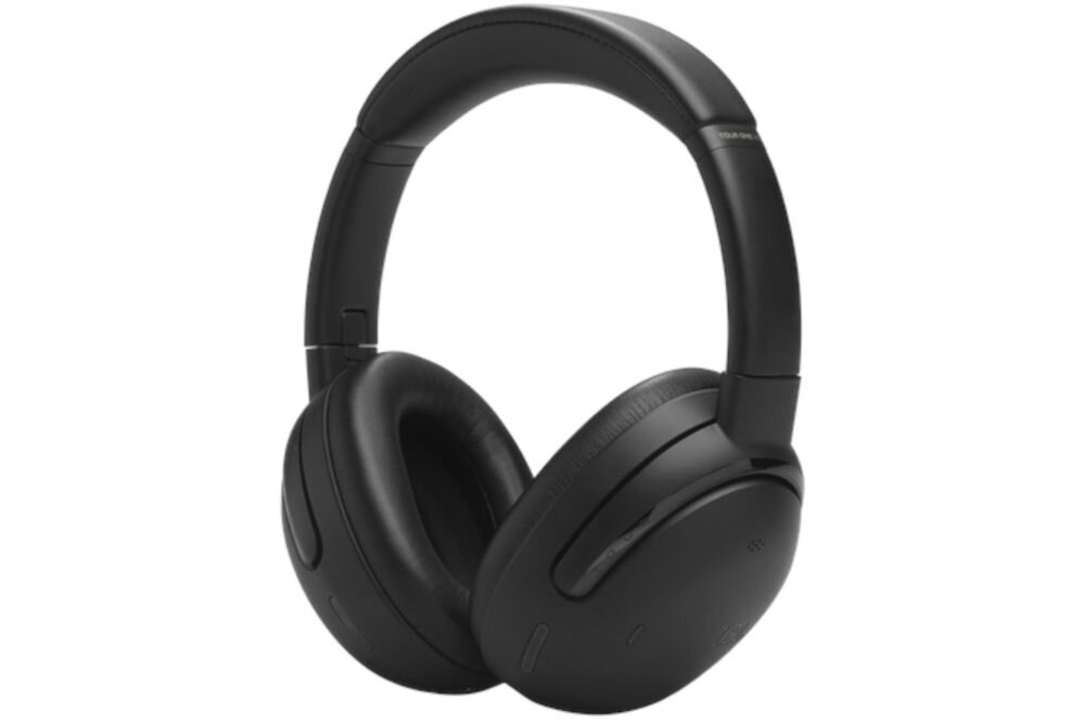 Słuchawki nauszne JBL TOUR ONE M3 - Czysty głos, żadnych zakłóceń, Zestaw mikrofonów z algorytmem AI, Zoom, VoiceAware, Smart Talk, słuchawki na białym tle