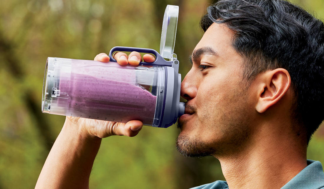 Blender personalny NINJA Blast Max BC251EUSL Lawendowy Duża porcja pojemność duża ilość napój