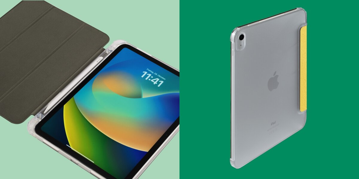 Etui na iPad HAMA Velvet  do Apple iPad 10.9 Przezroczyste plecy