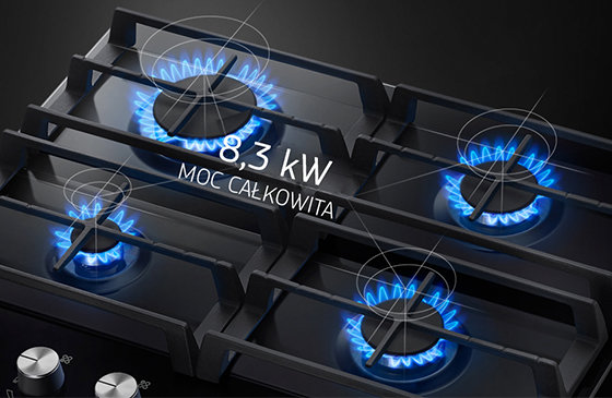 Gazowa płyta grzewcza - 4 palniki