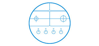 Sterowanie z przodu płyty