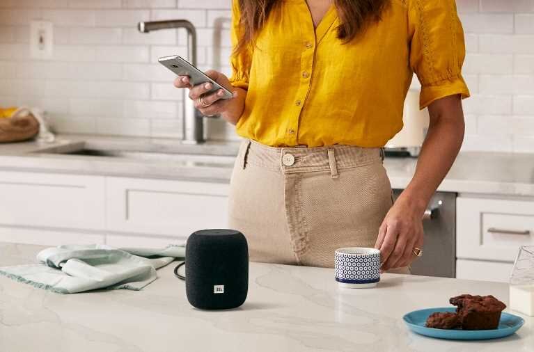 Głośnik mobilny JBL Link Music Czarny - Wi-Fi 