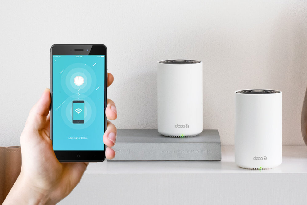 Router TP-LINK Deco XE75 systemu Deco podłącz uruchom aplikację Deco kroki z instrukcjami