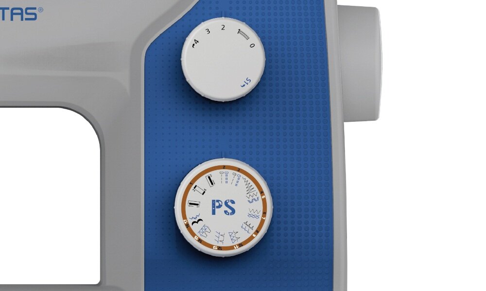 Maszyna do szycia Veritas Power Stitch Jeans 17 różnych ściegów, pokrętło wyboru ściegów