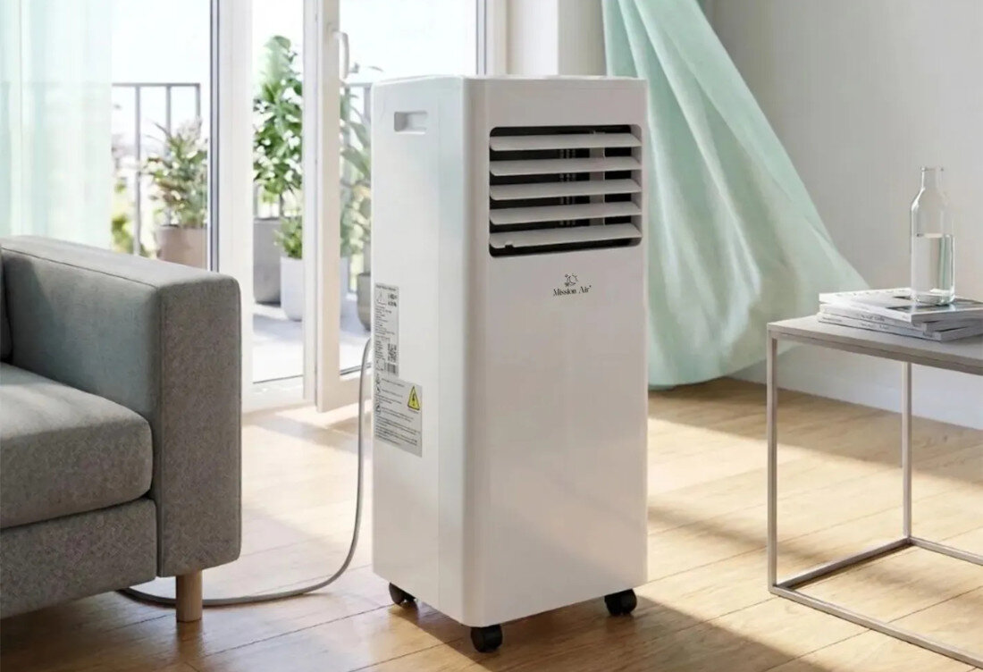 Klimatyzator MISSION AIR Cool Wi-Fi Wybór należy do Ciebie! zdjęcie lifestyle w pokoju