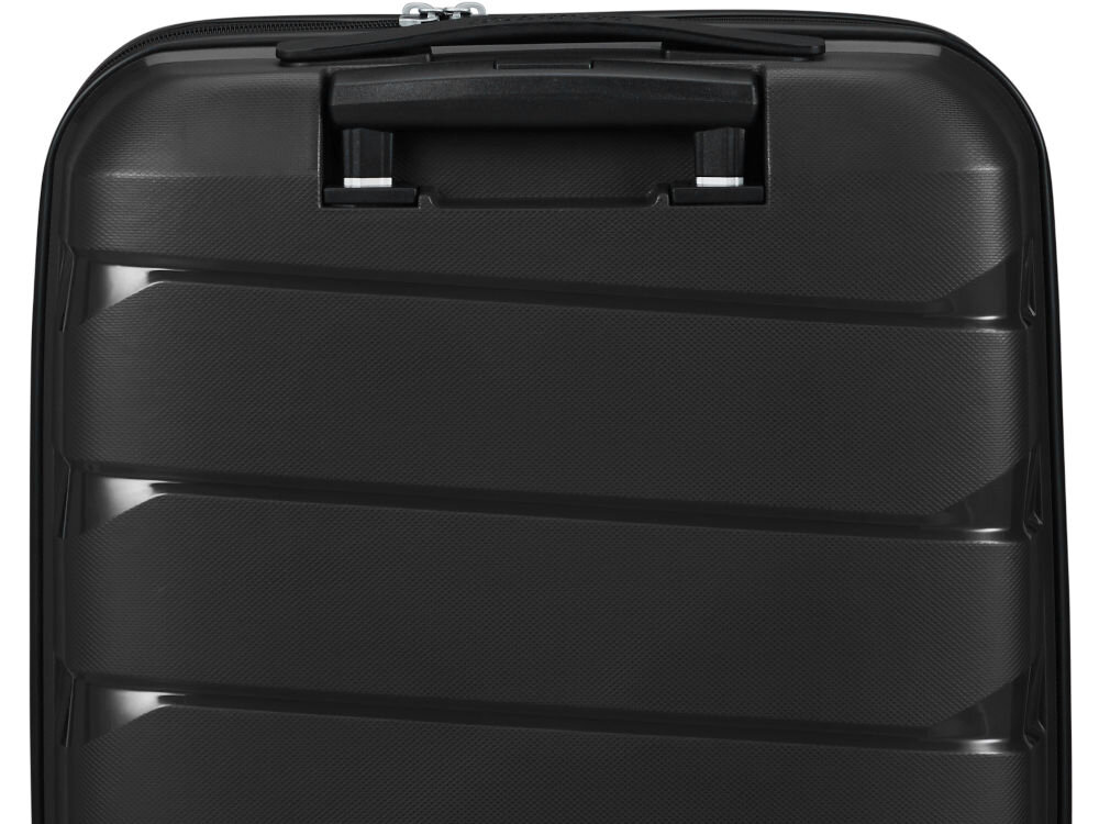 Walizka AMERICAN TOURISTER Air Move 55 cm czarny podwójne kółka 360 stopni uchwyty wieszaki