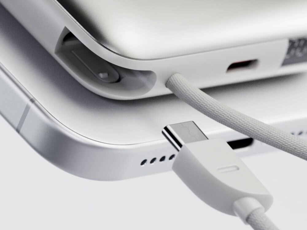 Powerbank ENERGEA Bazic Fusion Mag 10000mAh 20W Szary
                wbudowany przewód powerbanka przewód usb-c tryb ładowania niskoprądowego słuchawki tws