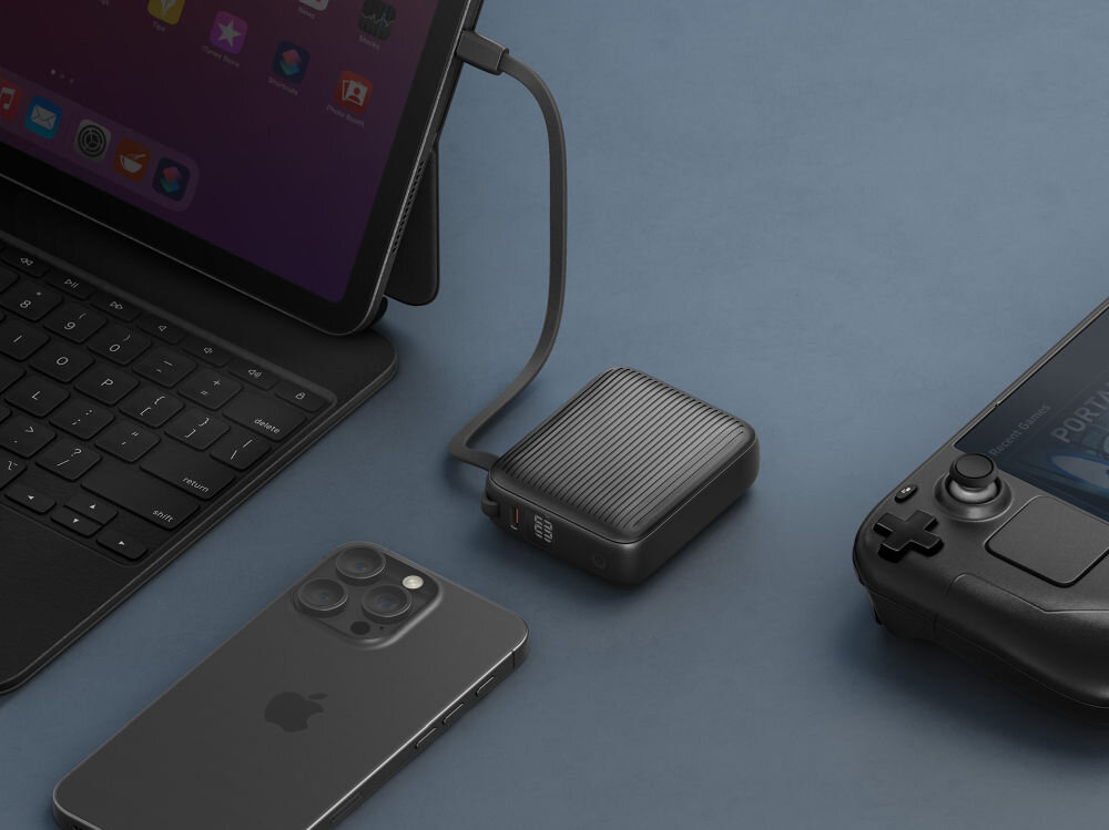 Powerbank ENERGEA Integra Mini 35 10000 mAh 35W Szary Zadbaj o wygodę!