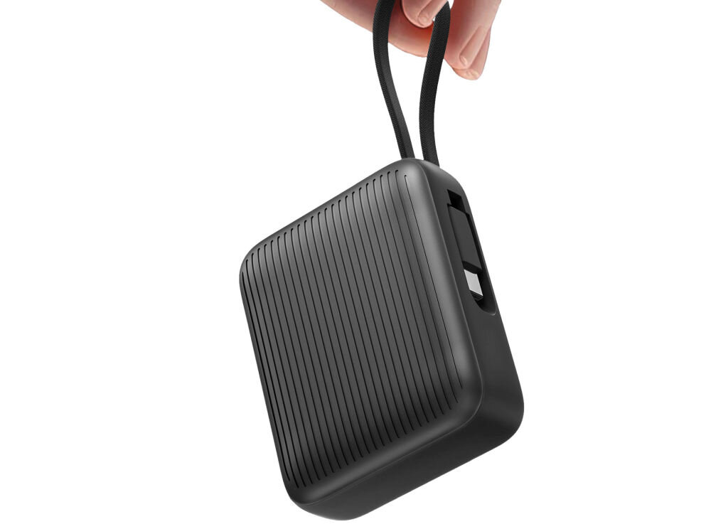 Powerbank ENERGEA Integra Mini 35 10000 mAh 35W Szary Wydajność i szybkie ładowanie pojemność tryb trickle charge  słuchawki TWS Bluetooth