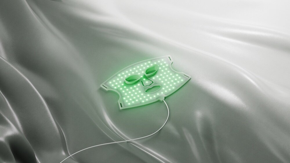 Maska LED NANOLEAF LED Therapy Mask wygodne użytkowanie, element domowej rutyny, dbanie o cerę, prosta i skuteczna
