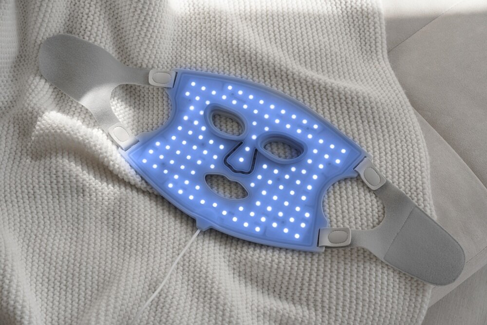 Maska LED NANOLEAF LED Therapy Mask do cery wrażliwej, mieszanej lub dojrzałej, wybór trybów, odpowiedni program pielęgnacyjny