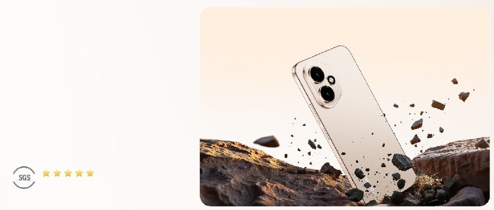 Smartfon HONOR 400 upada na skały   