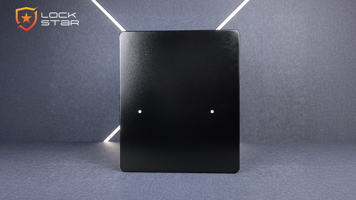 Sejf EXTRALINK Lockstar A6-45 specjalnej konstrukcji stabilnego przymocowania do ściany - tył sejfu