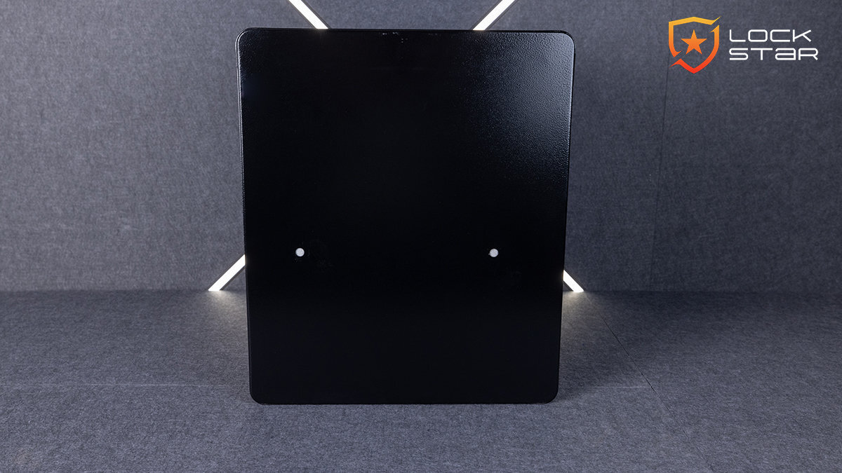 Sejf EXTRALINK Lockstar XP-45 specjalnej konstrukcji stabilnego przymocowania do ściany - tył sejfu