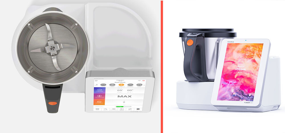 Termorobot wielofunkcyjny TAURUS 923121000 MyCook Next Szary duży ekran dotykowy gotowanie