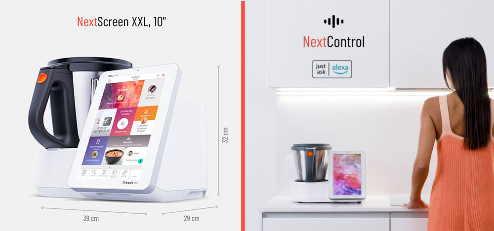 Termorobot wielofunkcyjny TAURUS 923121000 MyCook Next Szary Ekran XXL sterowanie głosem