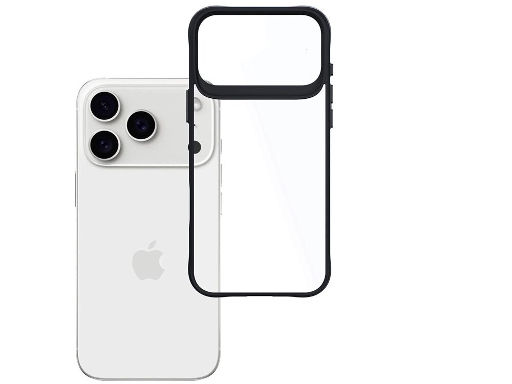 Etui 3MK Satin Armor Case+ do Apple iPhone 17 Pro minimalizacja przypadkowego wyślizgnięcia się, antypoślizgowa ramka, większa przyczepność, wygodne trzymanie