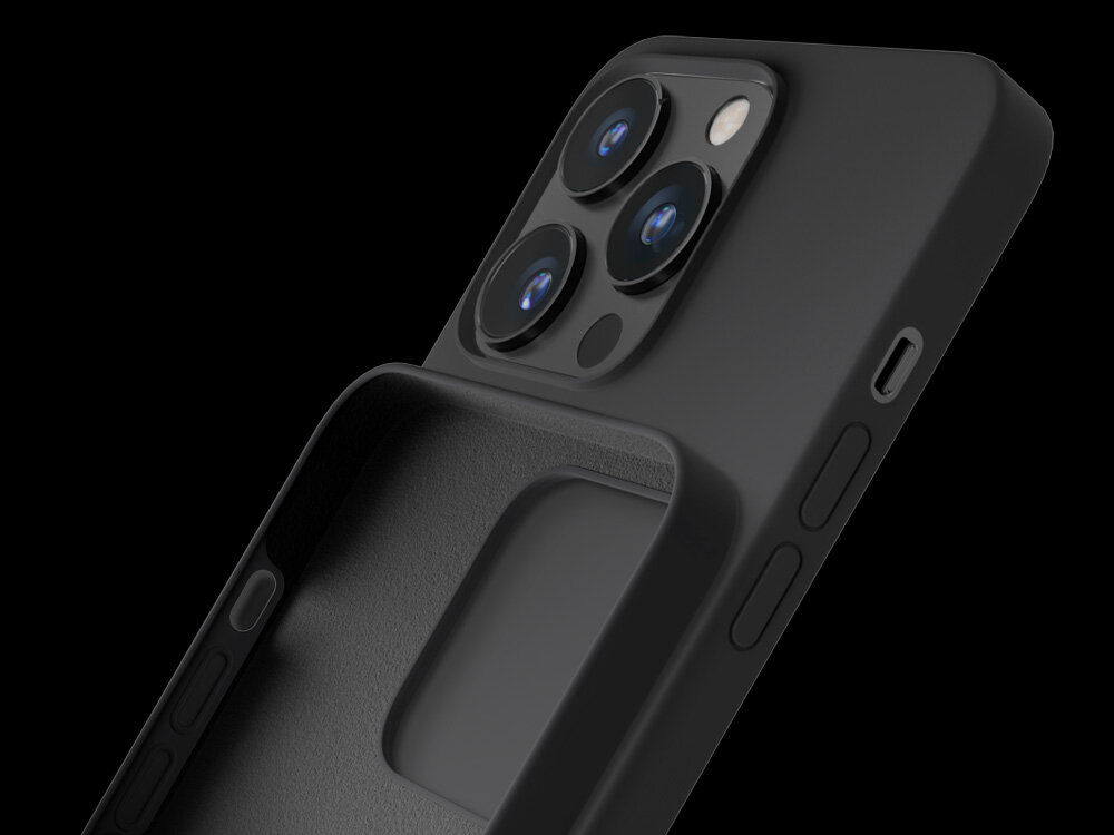 Etui 3MK Silicone Case do Apple iPhone 17 Pro Max Czarny Otuli bezpieczeństwem smartfona