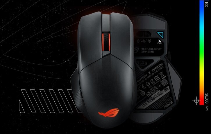 Mysz ASUS ROG Chakram X Origin - DPI On-The-Scroll