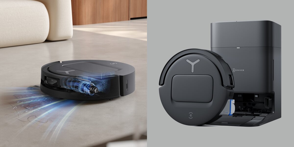 Robot sprzątający ECOVACS Deebot T80 Omini Czarny Bez plączących się włosów