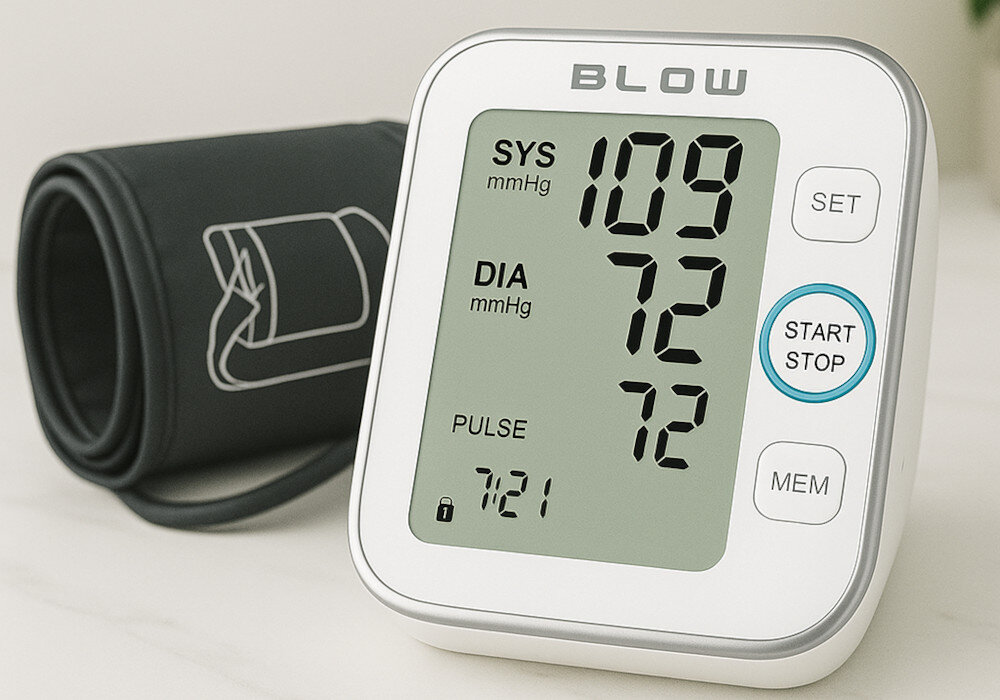 Ciśnieniomierz BLOW PM-01 Duży ekran LCD Czytelny wyświetlacz LCD w wyraźnej formie Szybki odczyt