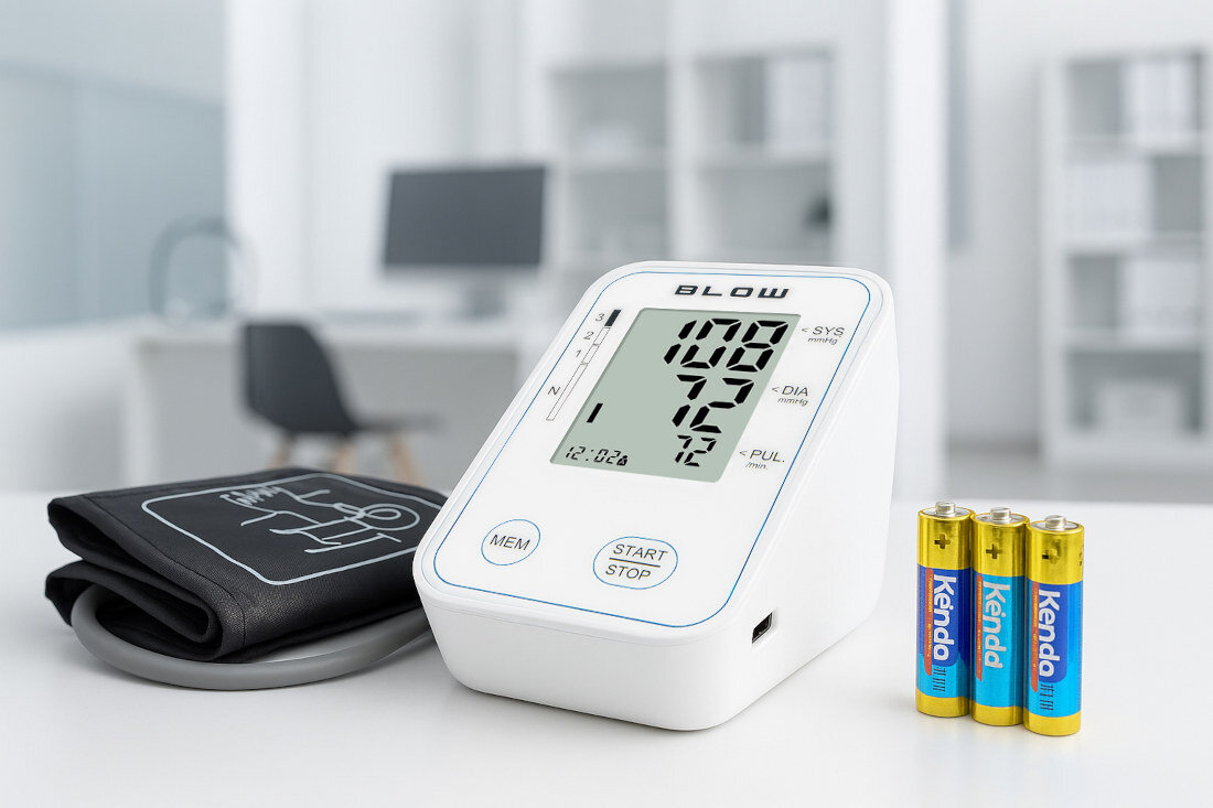 Ciśnieniomierz BLOW PM-02 wygląd design tło wizualizacja Kontrola ciśnienia w domu